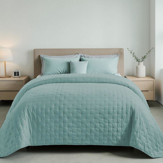 Linea Home Κουβερλί Υπέρδιπλο Πετρολ 220x240cm