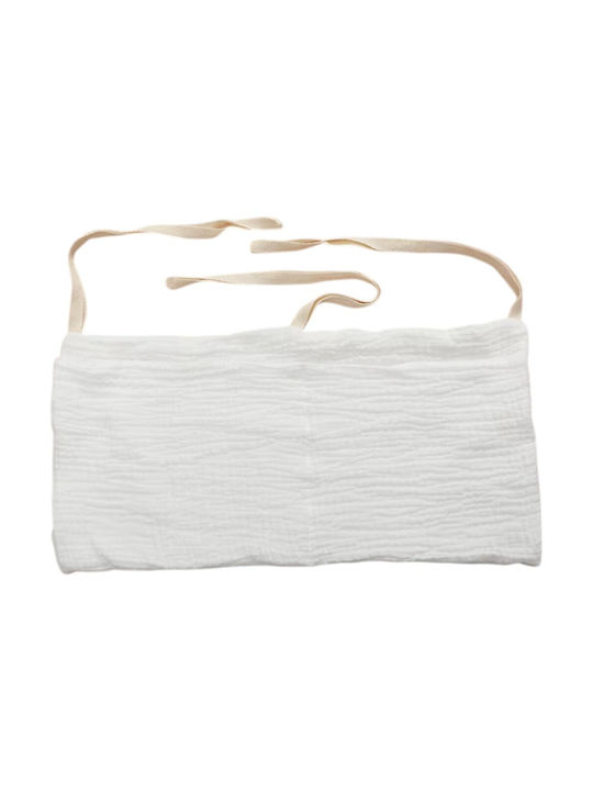 Queen Mother Nursery Cosmetic Basket White