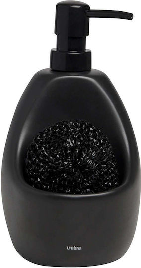 Umbra Joey Eingebauter Spender für Küche Keramik Schwarz 750ml Umbra Joey Eingebauter Spender für Küche Keramik Schwarz 750ml