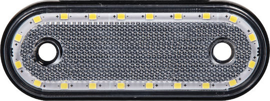 White Clearance Light Fr 0292b 20 Led 12-24v 115mm