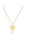 FantazyStores Necklace Monogram E From Gold Plated Steel