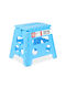Plastic Garden Stool Outdoor Light Blue 30x29x37cm