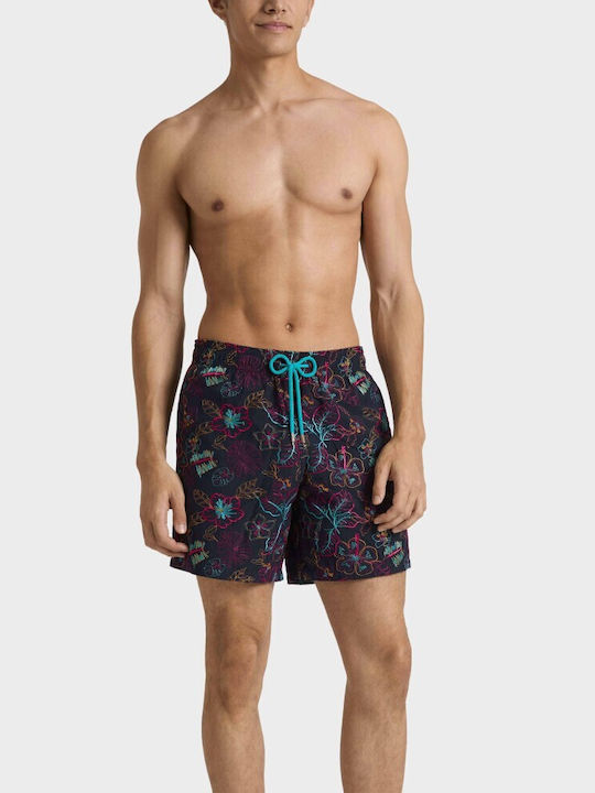 Men's Swimwear Shorts Blue Floral
