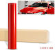Red Matte Decorative Car Vinyl Wrap 1.52 X 18m