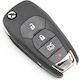 Κέλυφος Αναδιπλούμενου Κλειδιού Chevrolet Cruze Trax Spark Aveo 4 Κουμπιά 13522791