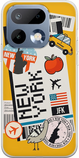 Ticket To New York Realme 16 Pro 5g Flexible TPU Transparent Silicone Case