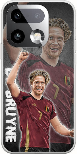 Euro 2024 Kevin De Bruyne Realme 16 Pro+ 5g Flexible TPU Transparent Silicone Case
