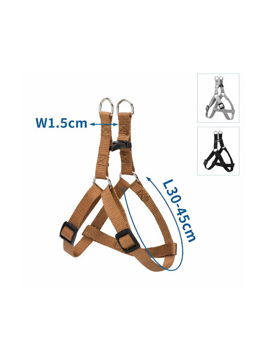 Nobleza 061211 Adjustable Dog Harness Small Gray