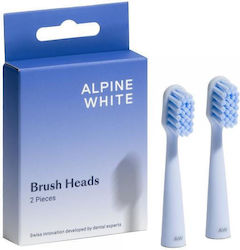 Alpine White 2er Pack Elektrische Zahnbürstenköpfe