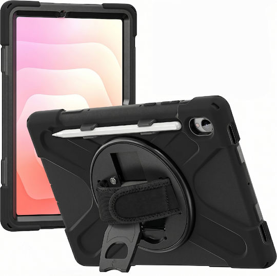Husă Rezistentă la Șocuri Avizar Galaxy Tab S11 cu Stand Integrat Slot S Pen Neagră