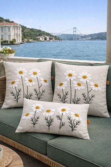 SteweHome Decorative Pillow Case Cream
