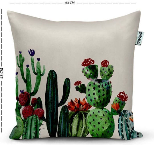 SteweHome Decorative Pillow Case Velvet Green