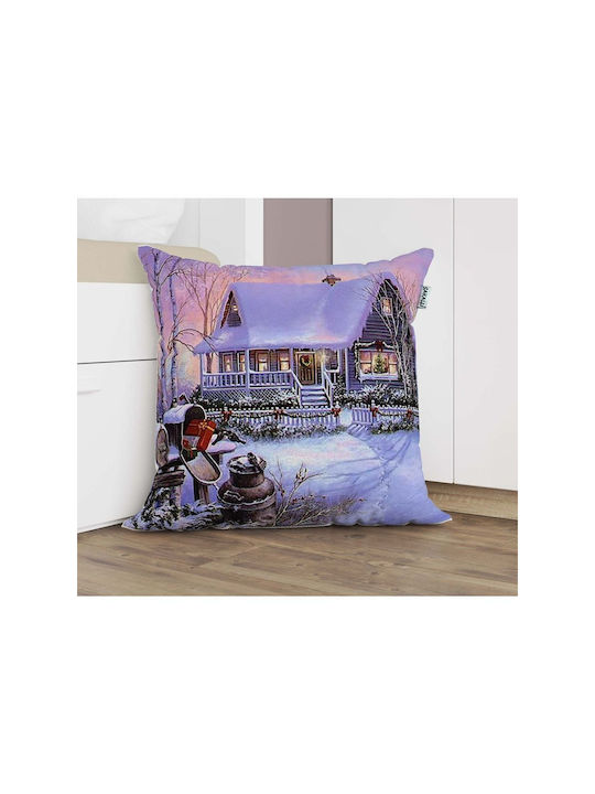 SteweHome Decorative Pillow Case Velvet White