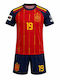 Ing Drop Kinder Nationalmannschaften Trikot Set Spanien Lamine Yamal Es55327-19
