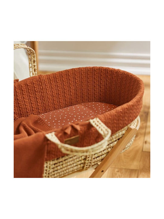 Snuz Angepasst Orange 35x75cm Baby Bettlaken