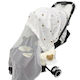 Queen Mother Stroller Cover White