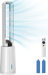 HomCom 824-129V90WT Χωρίς Πτερύγια Λευκός