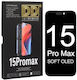 Apple iPhone 15 Pro Max LCD + Touchscreen Schwarz Weich OLED Dd