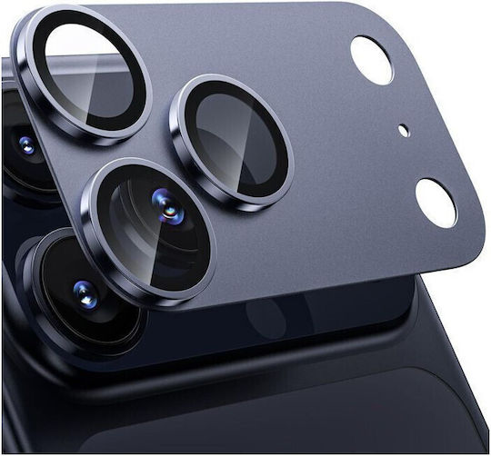 Προστασία Κάμερας Camera Lens Protection Aluminum Frame Iphone 17 Pro Max Μπλε