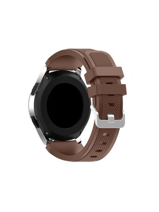 Silicone Strap Twill Texture Xiaomi Watch 5 47mm Brown