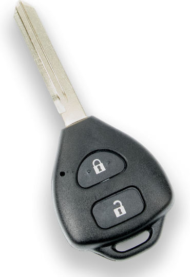 Телеремонт Ключ За Кола Toyota Auris Camry Hilux Prius Rav 4 2 Бутона