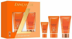 Lancaster Sunscreen Set with Face Sunscreen Body Sunscreen & After Sun SPF50 3 Pieces