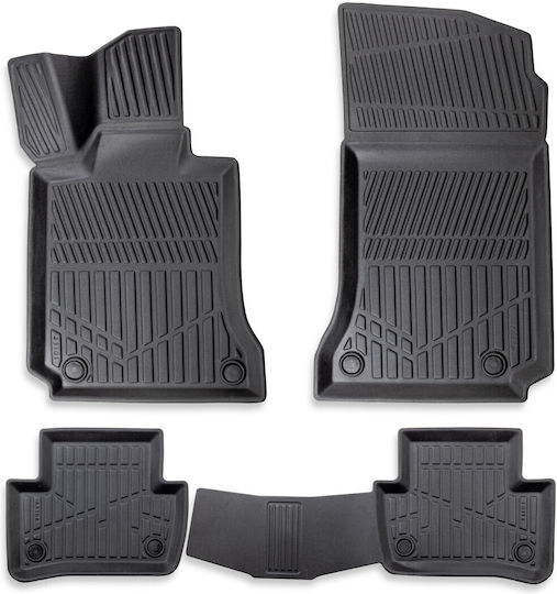 Set 4 Pcs 3d Rubber Floor Mats Coupe Erpassan Mercedes C-class W204 2007-2014