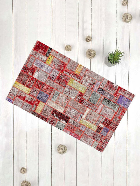 SteweHome Non-Slip Red Doormat