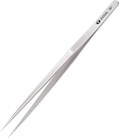 2uul Pensete Drepte de Precizie 3D Cap Finisat Manual Micro-sudură Gri