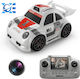 Kalaxio Mini RC Drift Racing Car Remote Control Drift Car FPV WiFi with Memory Card and Remote Control White with Camera