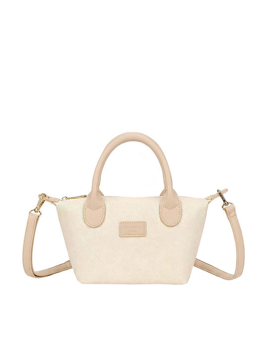 Gallantry Mini Canvas Tote Handbag Women Leathe...