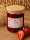 Gerakis Christmas Red Candle 8x6.5cm