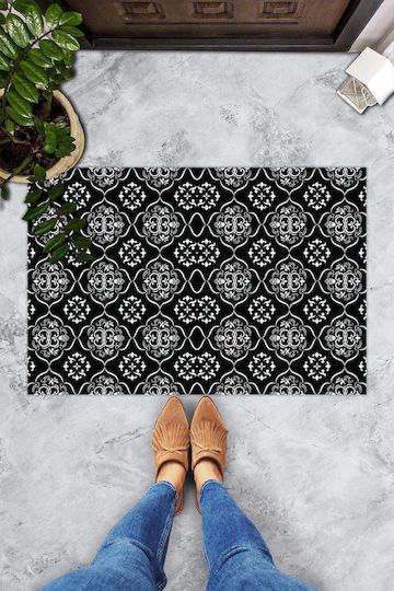 SteweHome Non-Slip Orange Entry Doormat 70x45cm