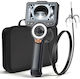 Endoscope Camera 360° Articulating Screen 8x Zoom 4.5" Hd Ips Screen Ultra-thin 3.9 Mm Lens Ip67 1.5 M Cable