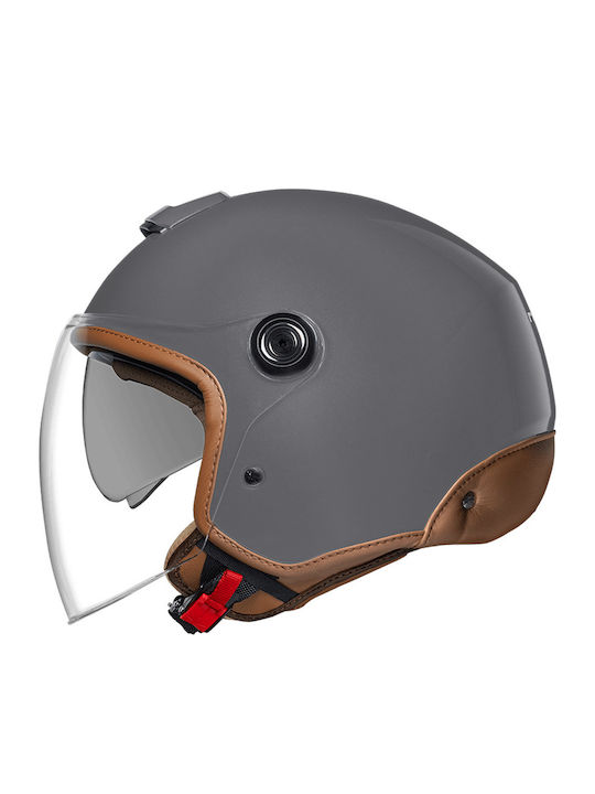 Nexx Y.10 Titanium/Camel Motorcycle Helmet Jet DOT / ECE 22.06 1325gr with Sun Visor