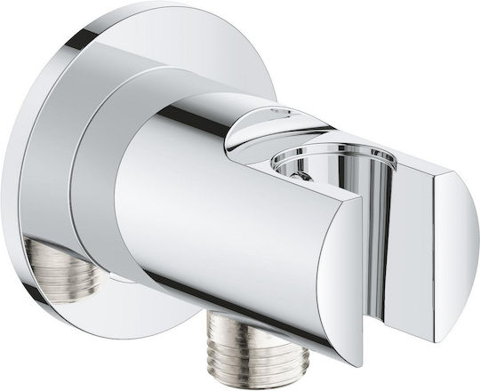 Grohe Tempesta Wandanschluss Winkel 1/2'' Anti-Rückfluss Schutz Duschkopf Halter Chrom