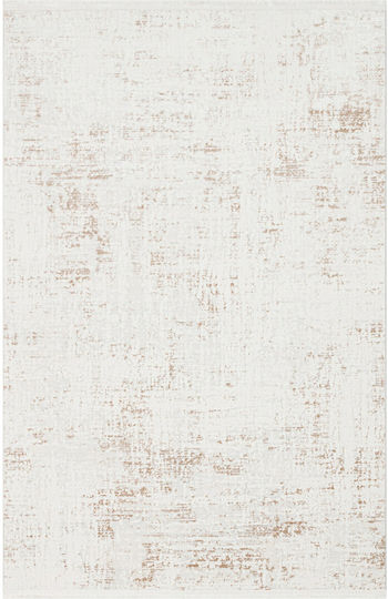 SteweHome Non-Slip Rectangular White Rug 100x200cm