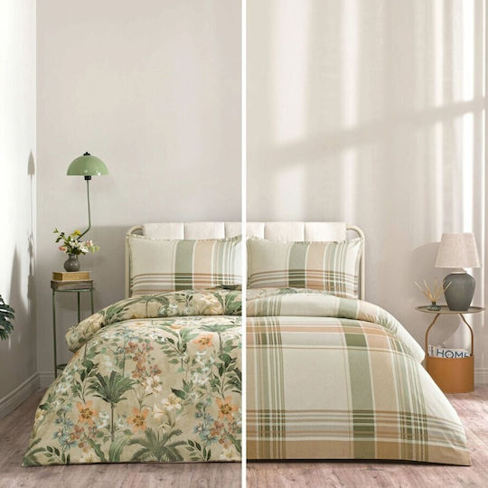 Tac Set Dublu 200x220cm Floral/Geometric