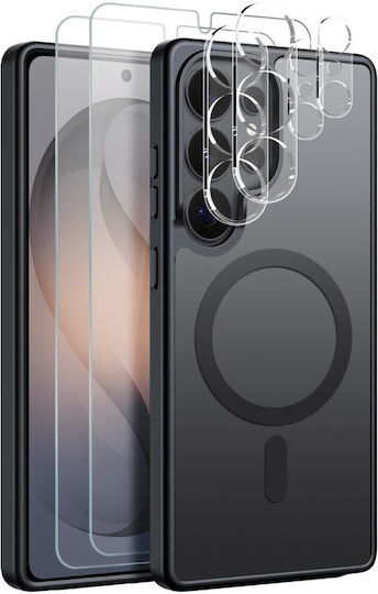 Northjo 5 In 1 Protection Set Back Cover Plastic Black Galaxy S26 Ultra