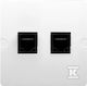 Gn.comp/phone.rj45+rj11 Бял Bmf5t.0