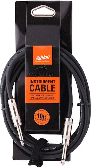 Ashton Gs10 Kabel 6,3mm Stecker - 6,3mm Stecker 3m Grau STO-ASH.1622.0005