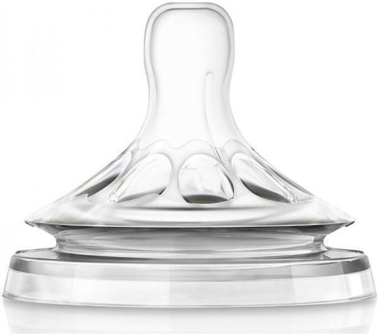 Philips Natural Silicone Bottle Teats Normal Flow 2 Pieces