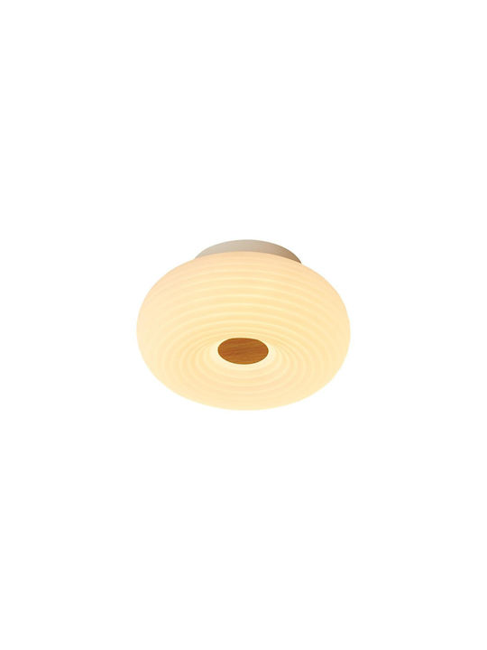 VK Lighting Ceiling Light 20cm White with Integrated LED