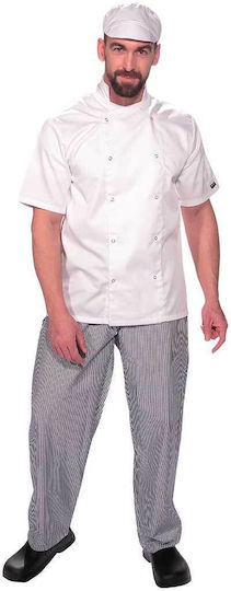Portwest Chef Coat 100% Cotton White Cumbria
