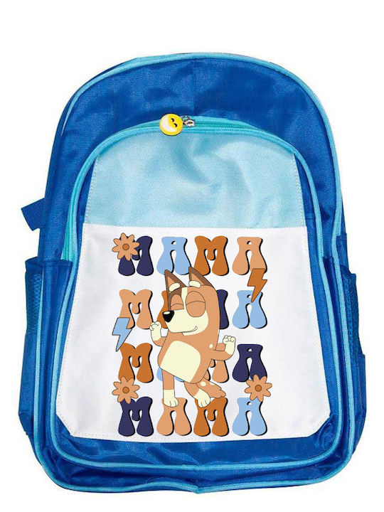 Kinder Schulranzen Bluey Blau 41x30x15cm