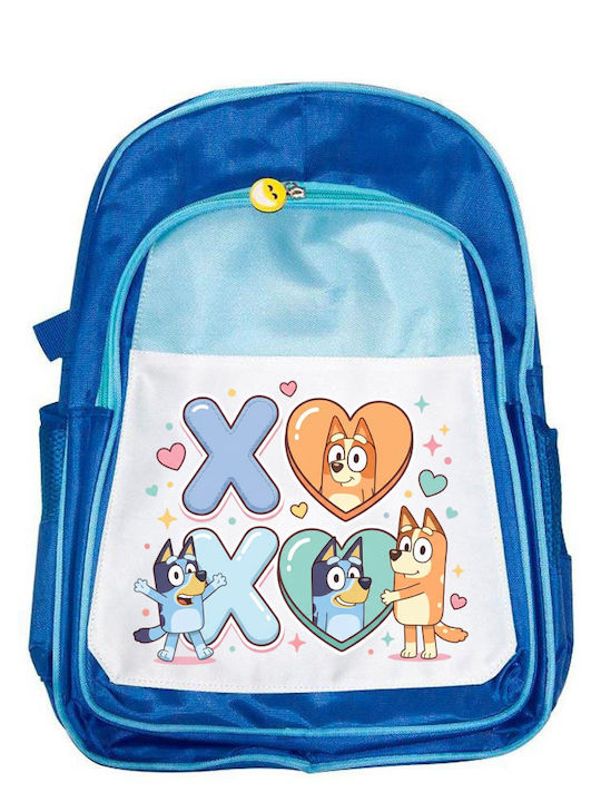 Kinder Schulranzen Bluey Blau 41x30x15cm