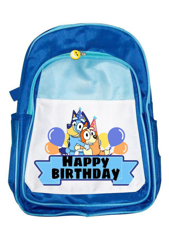 Kinder Schulranzen Bluey Blau 41x30x15cm