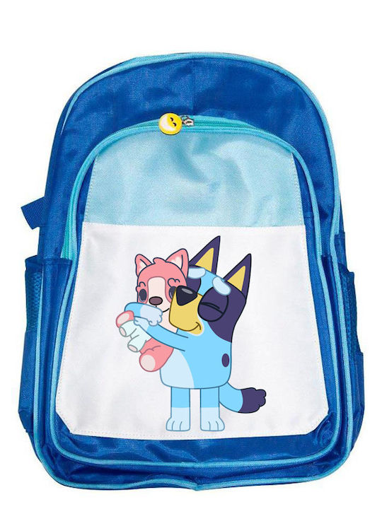 Kinder Schulranzen Bluey Blau 41x30x15cm