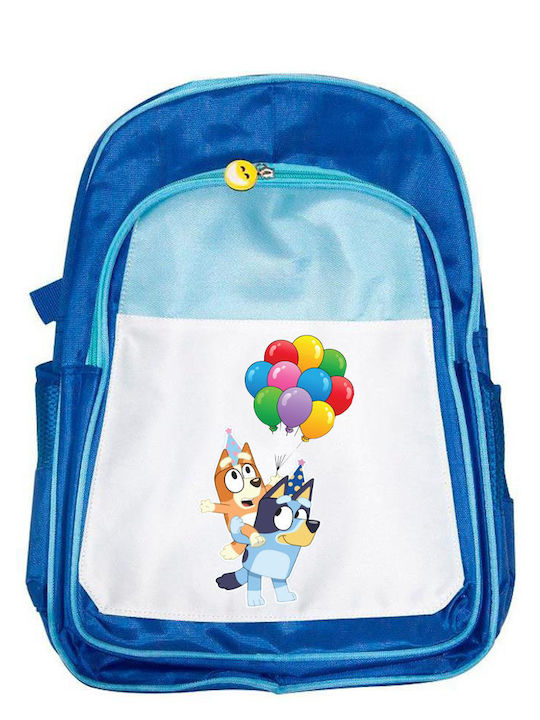 Kinder Schulranzen Bluey Blau 41x30x15cm