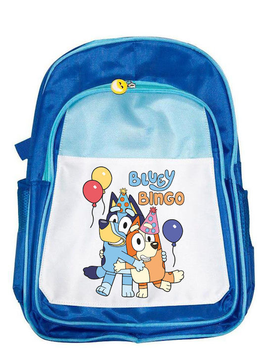 Kinder Schulranzen Bluey Blau 41x30x15cm